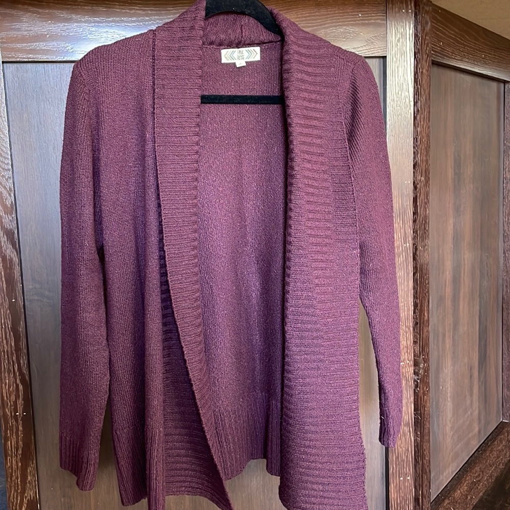 Pink Rose brand. Heavy sweater cardigan.